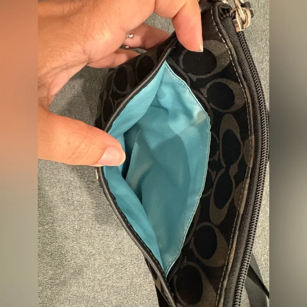 Coach Black Signature Crossbody Bag - Picture 4 of 14